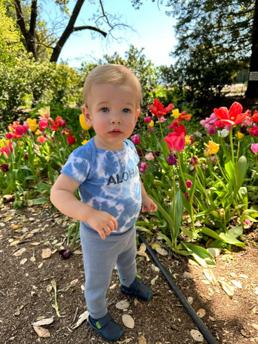 Aloha Circles Organic Onesie